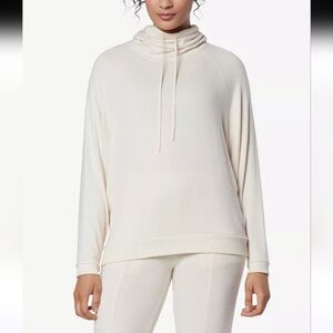 Andrew Marc Sport Women's Long Sleeve Cowl Neck Pull Over Top (M)